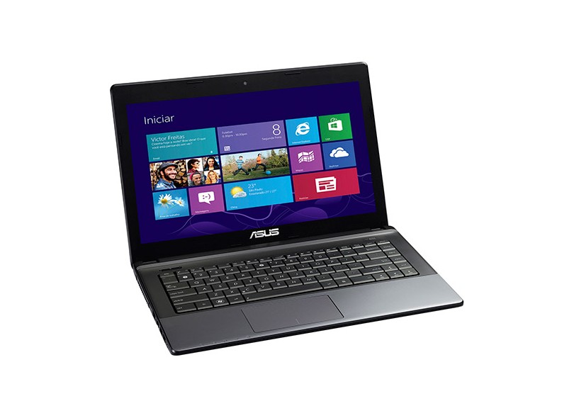 Notebook Asus AMD Dual Core C-60 2 GB 320 GB LED 14" AMD® Radeon HD 6290 Windows 8 VX051H