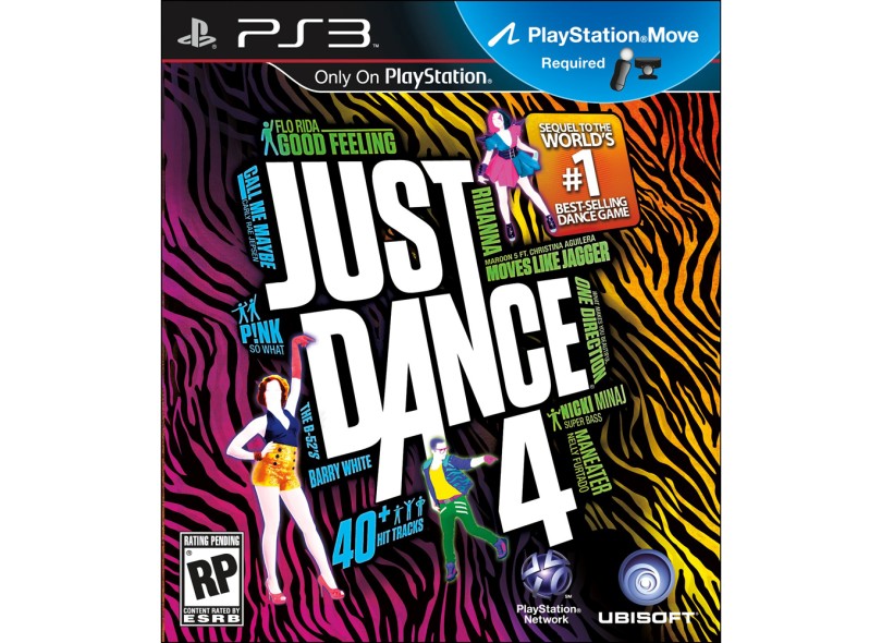 Jogo Just Dance 4 Ubisoft PlayStation 3