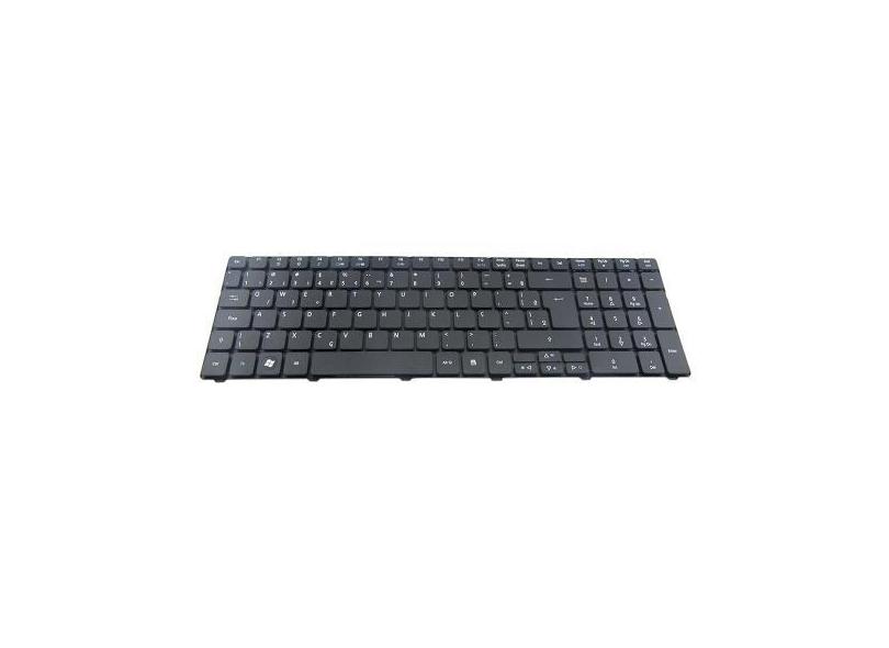 Teclado para Notebook bringIT compatível com Acer Aspire 5551  Preto A