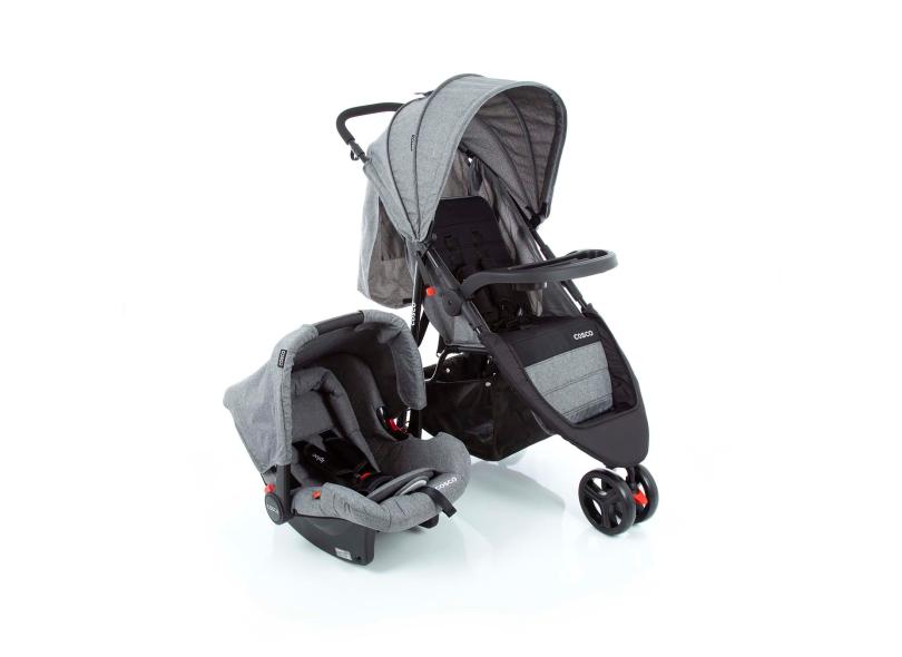 Carrinho de Bebê Travel System com Bebê Conforto Cosco Jetty Duo
