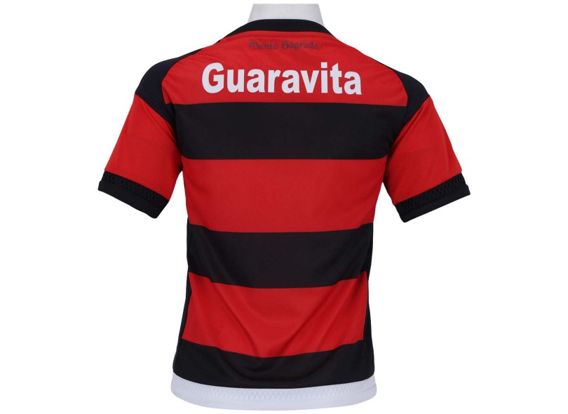 Camisa Jogo Infantil Flamengo I 2015 sem número Adidas