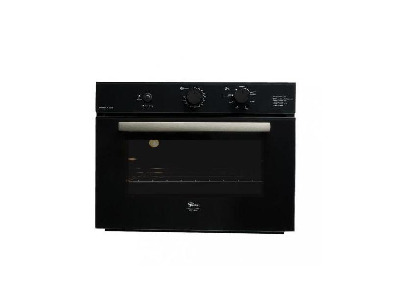 Forno a Gás de Embutir Fischer Infinity 50L com Grill, Preto, 220V