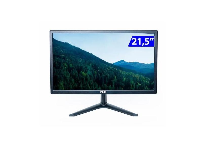 Monitor VH215 G2 21,5P FULLHD 75HZ VGA HDMI Vesa - VH215 G2 Preto Bivo