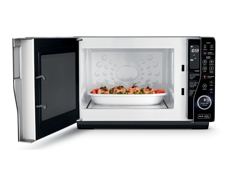 Microondas Brastemp Ative 23 Litros BMJ23AS Maxi Flat