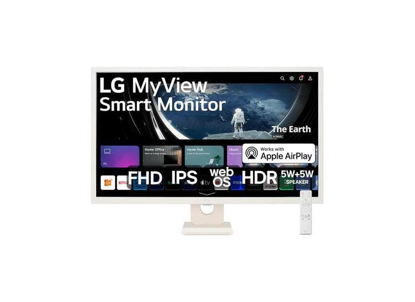 Monitor 32  LG 32sr50f-w Full Hd Ips, Bluetooth, Usb, Hdmi LG