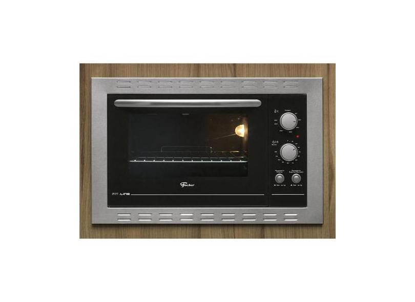 Forno De Embutir Fischer Fit Line Frontal Inox, 44 Litros