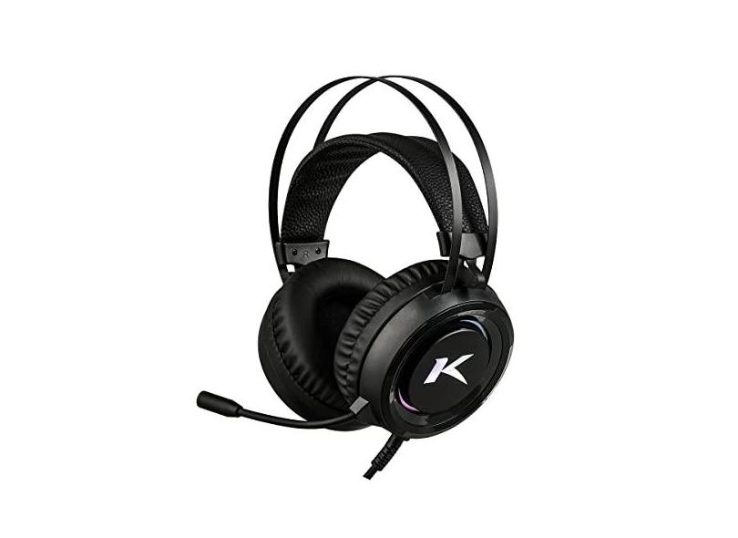 Fone de Ouvido Headset Gamer Ktrok Stout Raiwnbow Led