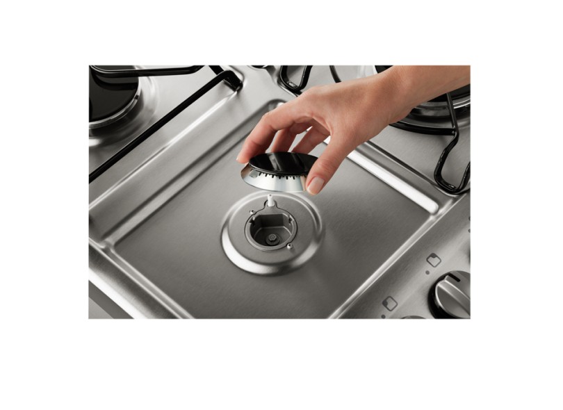 Fogão de Embutir Electrolux Celebrate 5 Bocas Acendimento Automático Grill 76TBE