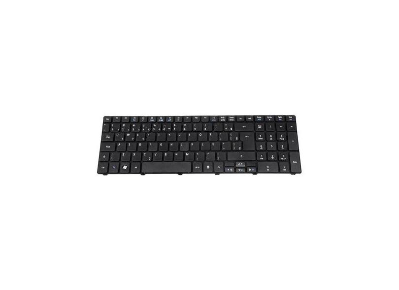 Teclado para Notebook bringIT compatível com Acer Aspire 5733Z  Preto 