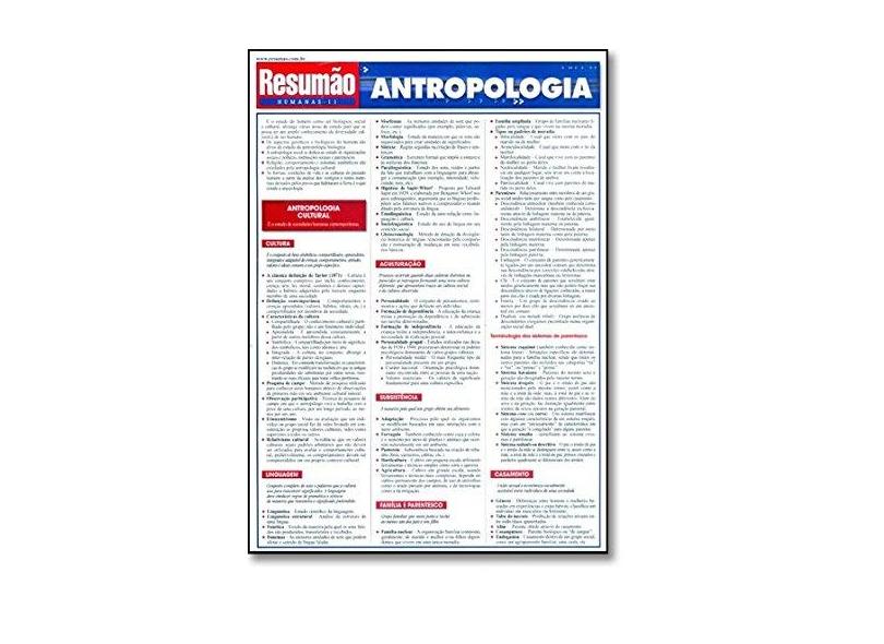 Antropologia - Resumão Humanas 11 - Spector, Michael Harris - 9788577111213