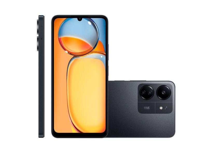 Smartphone Redmi 13C BR 6,74 90Hz4 GB RAM 256 GB Xiaomi - Preto