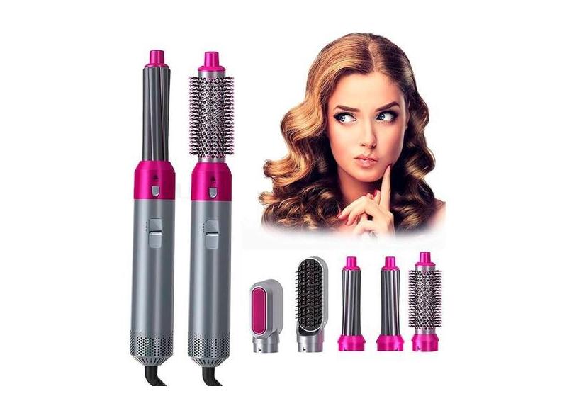 Escova Modeladora 5 Em 1 Secadora Cachos 110V - Genzo
