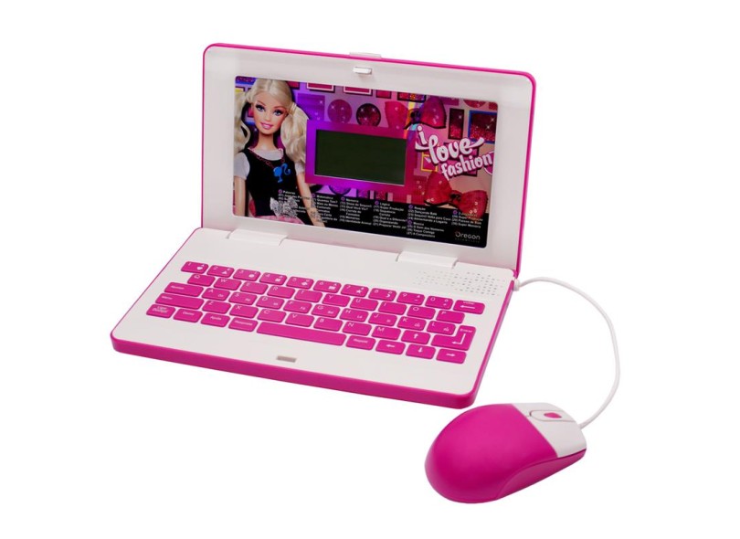 Laptop Infantil Barbie 25 Atividades Oregon 2012
