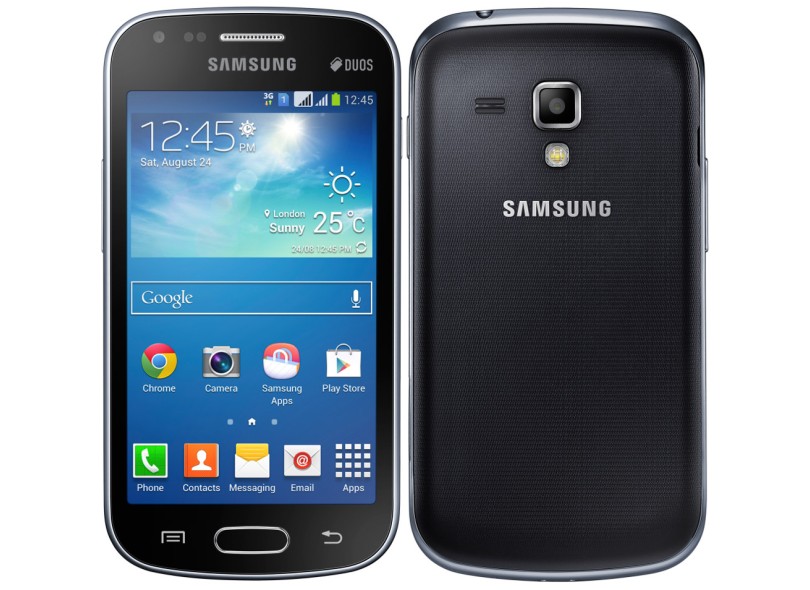 Smartphone Samsung Galaxy S Duos 2 S7582 Câmera 5,0 MP 2 Chips 4GB Android 4.2 (Jelly Bean Plus) Wi-Fi 3G