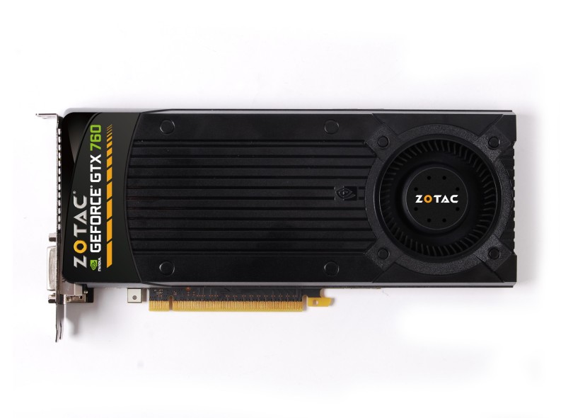 Placa de Video NVIDIA GeForce GTX 760 2 GB DDR5 256 Bits Zotac ZT-70401-10P