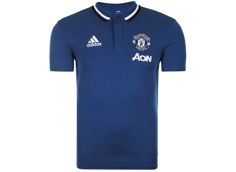 Camisa Treino Polo Manchester United 2016/17 Adidas