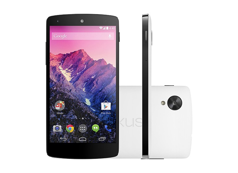Smartphone LG Google Nexus 5 Câmera 8,0 MP Desbloqueado 32 GB Android 4.4 (Kit Kat) 3G 4G Wi-Fi