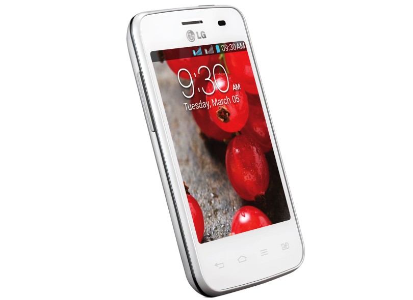 Smartphone LG Optimus L3 II Dual E435 Câmera 3,2 Megapixels Desbloqueado 2 Chips 4 GB Android 4.1 3G Wi-Fi
