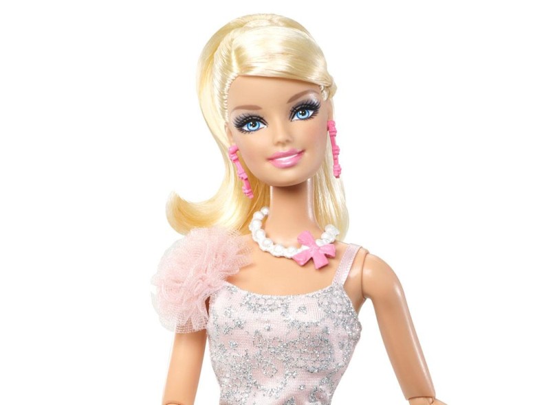 Boneca Barbie Vestido Rosa W9353/W3901 Mattel