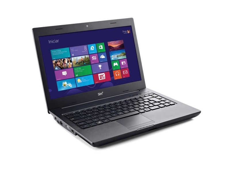 Notebook Positivo Sim Intel Celeron 847 8 GB de RAM HD 500 GB LCD 14" Windows 8 2660