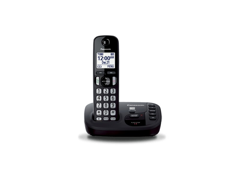 Telefone sem Fio Panasonic Secretaria Eletrônica KX-TGD220LAB