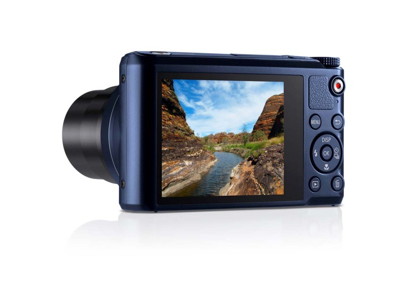 Câmera Digital Samsung Smart Series 14,2 mpx Full HD Estabilizador de Imagens Foto Panorâmica WB250F