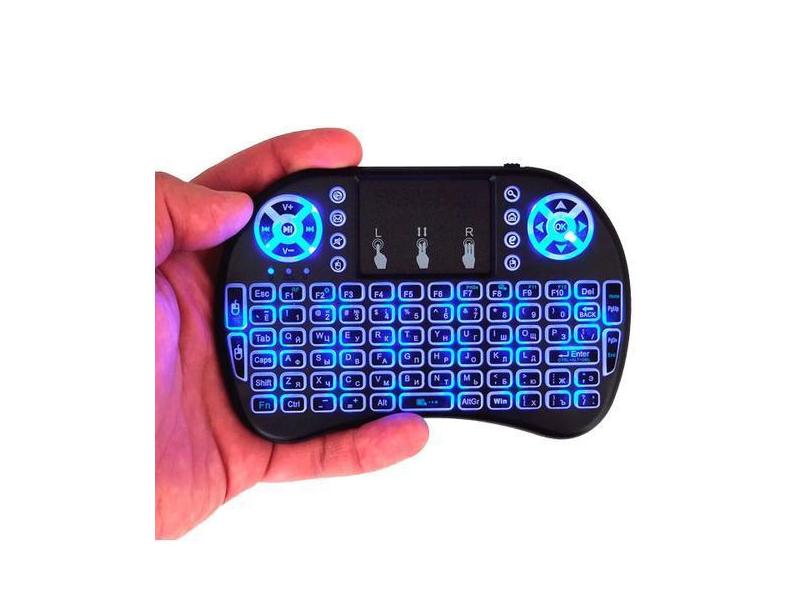 Teclado Mini Compatível com Controle Touch Ideal para Smart TV e Video