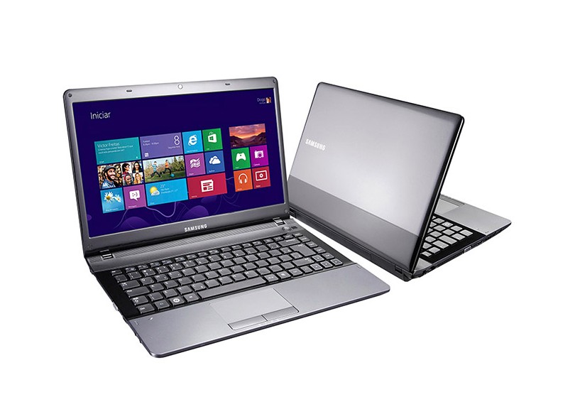 Notebook Samsung Intel Core i3 2328M 2ª Geração 2 GB 320 GB LED 14" Intel HD Graphics Windows 8