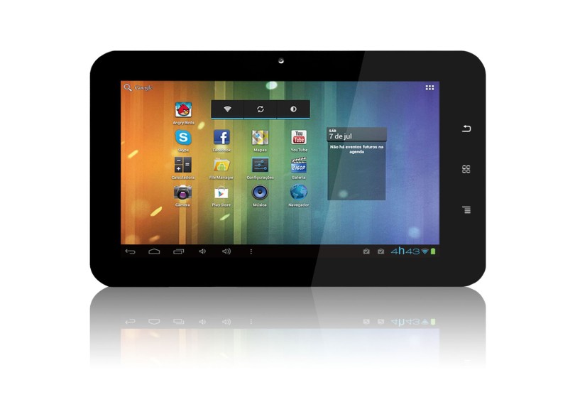 Tablet Guga Kuerten 7" 4 GB Wi-Fi Android 4.0 (Ice Cream Sandwich) PGK-GM746-3W