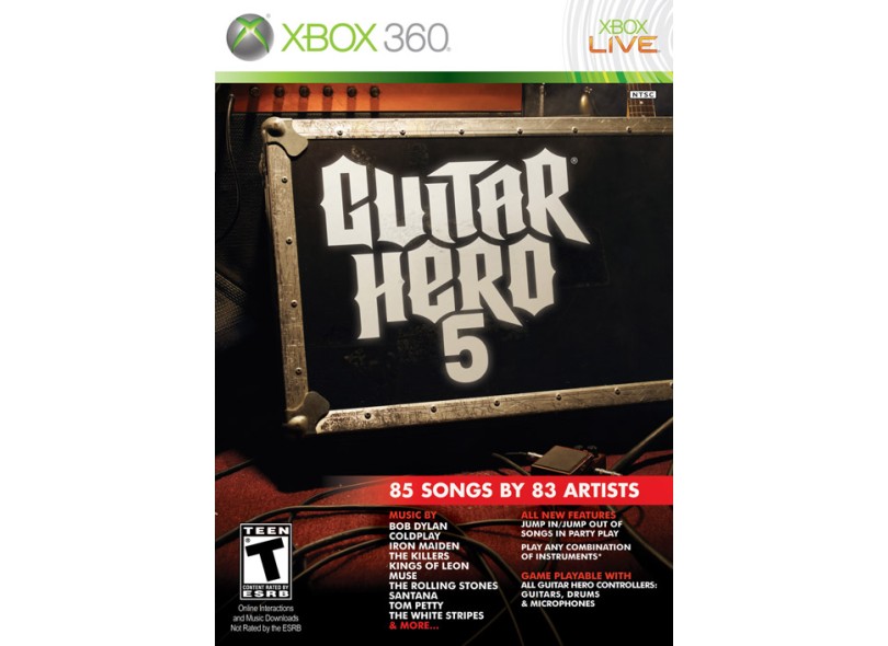 Jogo Guitar Hero 5 Activision Xbox 360