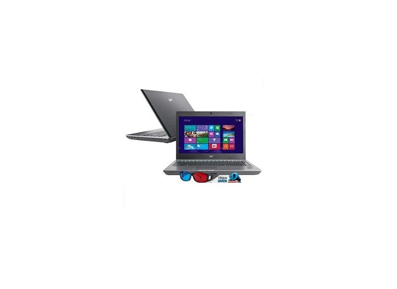 Notebook Positivo Intel Core i3 2330M 2ª Geração 6 GB 320 GB LED 14" Intel HD Graphics 3000 Windows 8