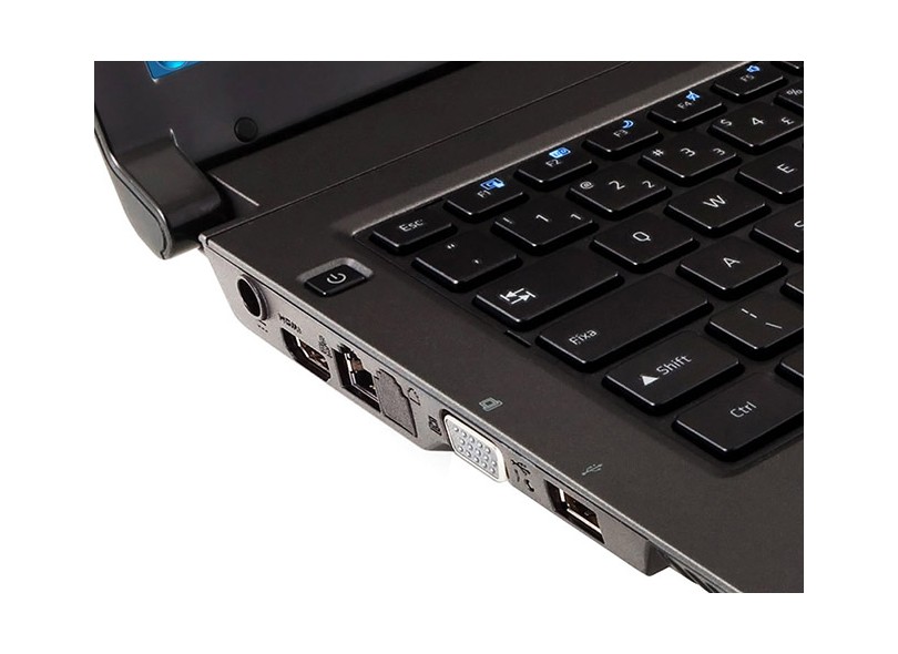 Notebook Positivo Sim LCD 14" GB 500 GB Intel Pentium Dual Core T4500 Windows 7 Home Basic