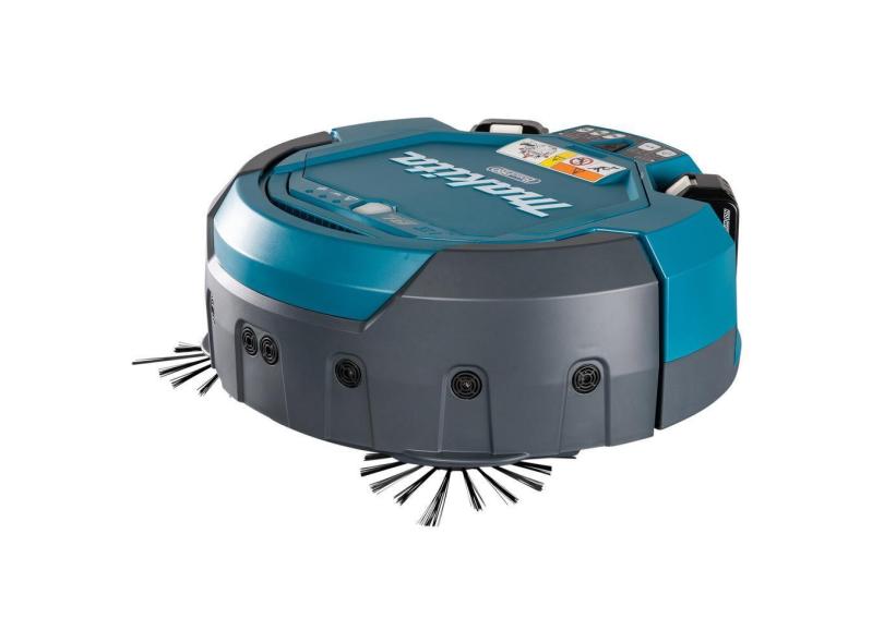 Aspirador de Pó Robô 18V Sem Fio c/ Controle Remoto Coletor 2,5L Resistente Poeira DRC200Z Makita