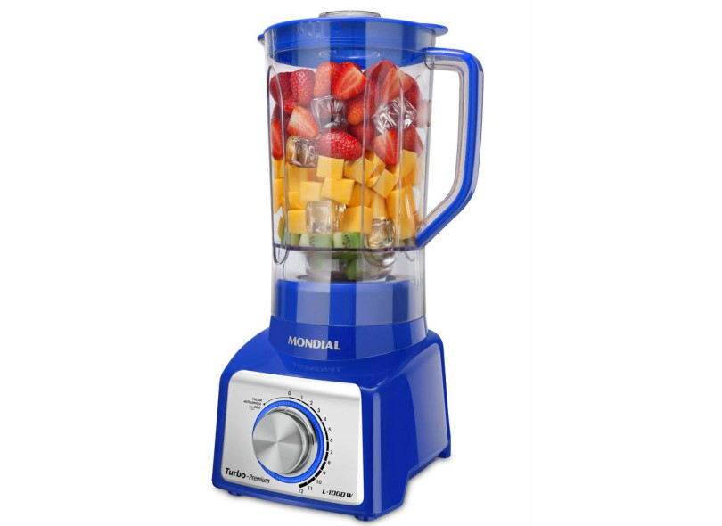 Liquidificador Mondial Turbo Premium L-1000 2 Litros 12 Velocidades 1.000 W