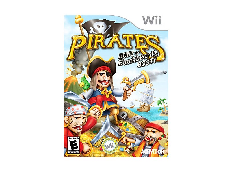 Jogo Pirates Hunt For Black Beards Activision Wii