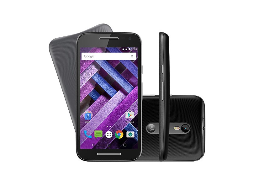 Smartphone Motorola Moto G G 3ª Geração Turbo XT1556 13,0 MP 2 Chips 16GB Android 5.1 (Lollipop) 3G 4G Wi-Fi