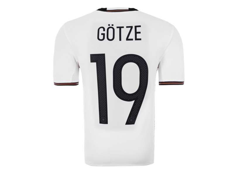 Camisa Torcedor Alemanha I 2016 com Número Adidas