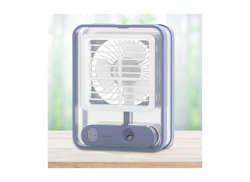 Mini Ventilador E Umidificador Portátil Recarregável De Mesa - RELET