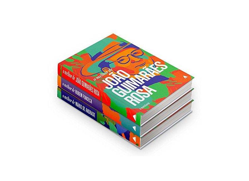 João Guimarães. Rubem Fonseca. Mário de Andrade. Contos Literários - Caixa - Rosa - 9788560164004