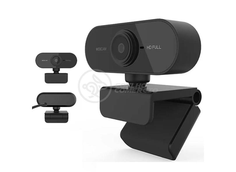 Webcam Câmera Full Hd 1080p Com Microfone Usb 2.0