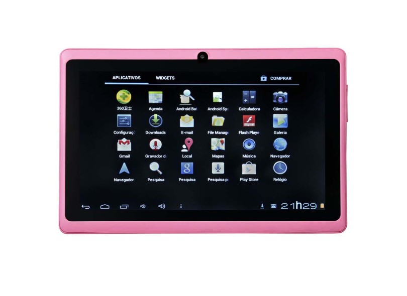 Tablet Space BR 4.0 GB LCD 7 " Android 4.0 (Ice Cream Sandwich) T4