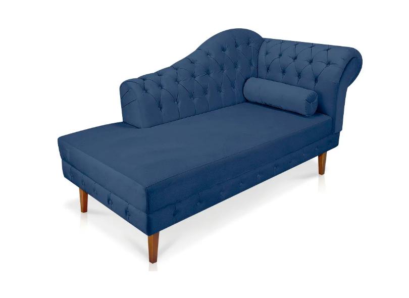 Divã Suede Mônaco 165cm D'Rossi