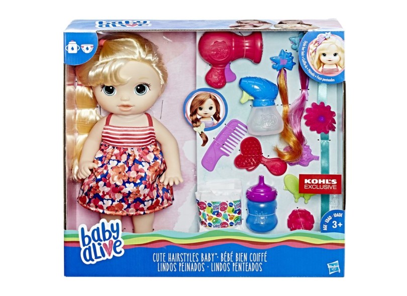 Boneca Baby Alive Lindos Penteados Hasbro