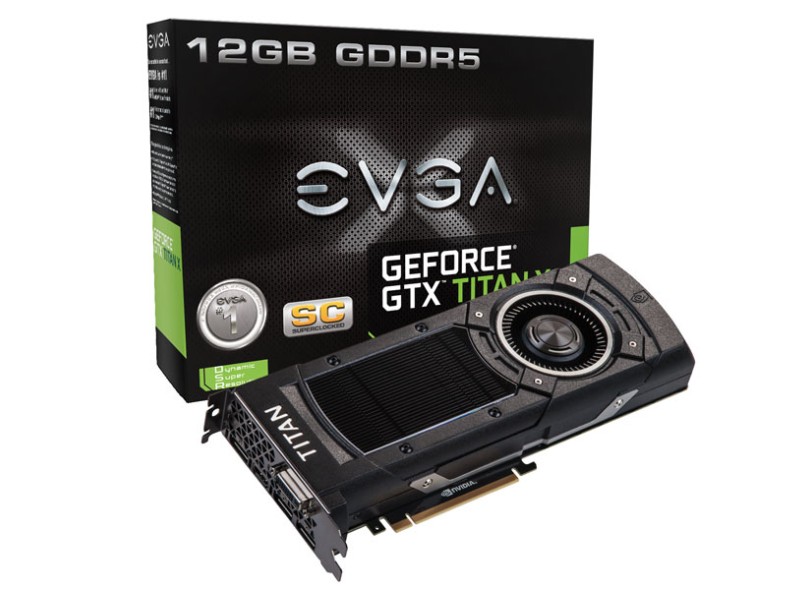 Placa de Video NVIDIA GeForce GTX Titan X 12 GB DDR5 384 Bits EVGA 12G-P4-2992-KR
