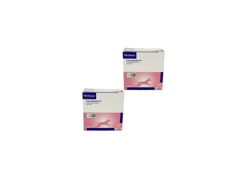Complederm 8ml Virbac Kit 2 unid Suplemento Cães e Gatos em Promoção é ...