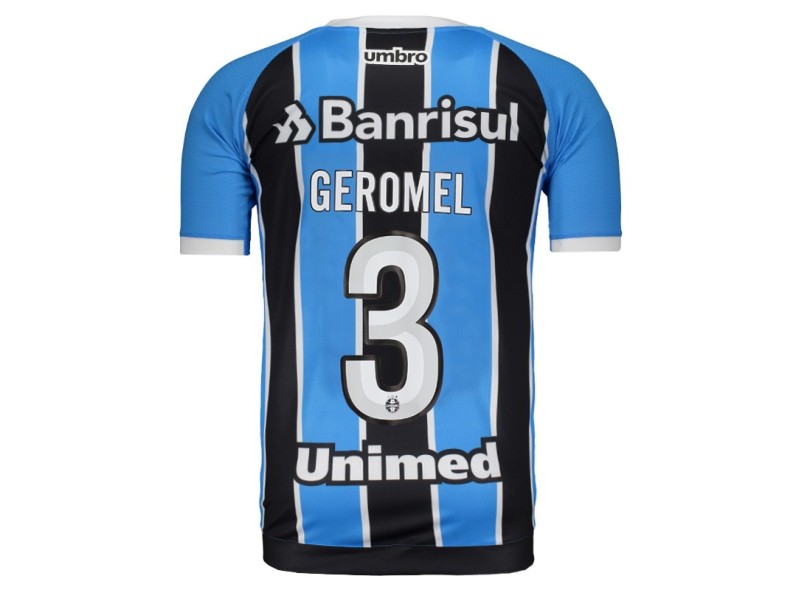 Camisa Torcedor Grêmio I 2017/18 Com Nome e Número Umbro