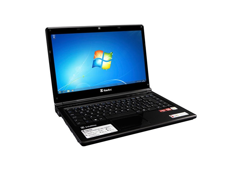 Notebook Itautec LED 14" 2GB HD 500GB AMD Brazos C-50 Windows 7 Starter A7520