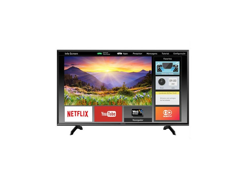 Smart TV TV LED 40 " Panasonic Viera Full TC-40ES600B