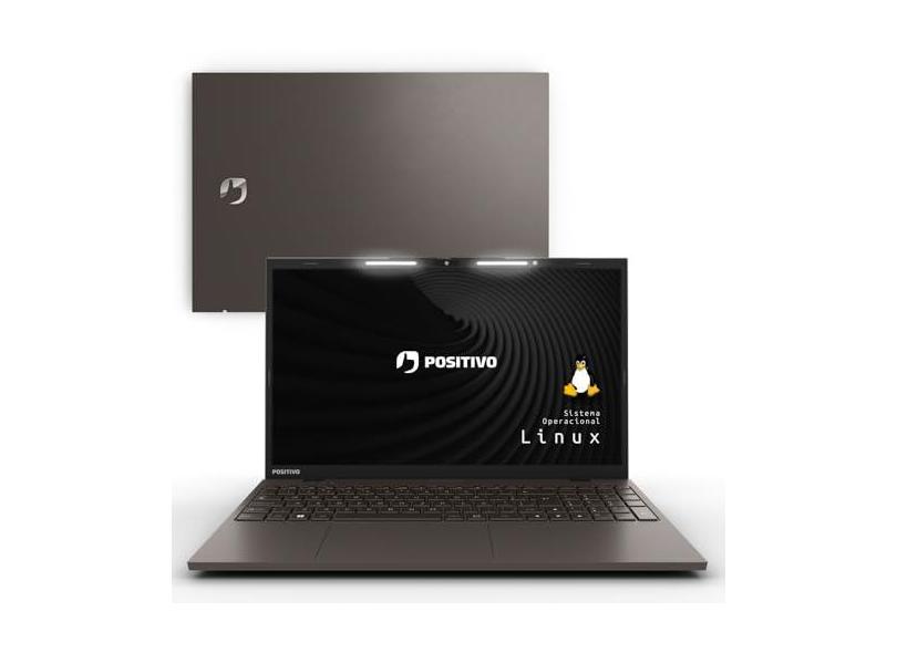 Notebook Positivo Vision i15 Intel® Core® i3 Linux 16GB 256GB SSD Lumina Bar 15.6" FullHD - Cinza