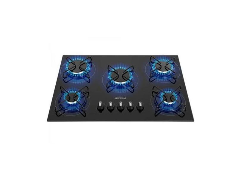 Cooktop a Gás Mondial 5 Bocas, Bivolt